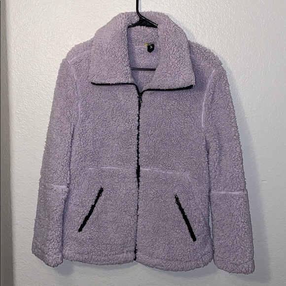 Zella Jackets & Blazers - Zella Sadie Fleece Jacket Purple